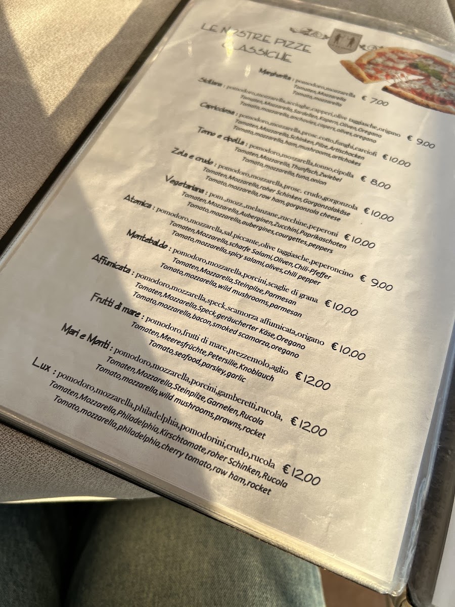 Menu Ristorante Pizzeria Le Guardie-3